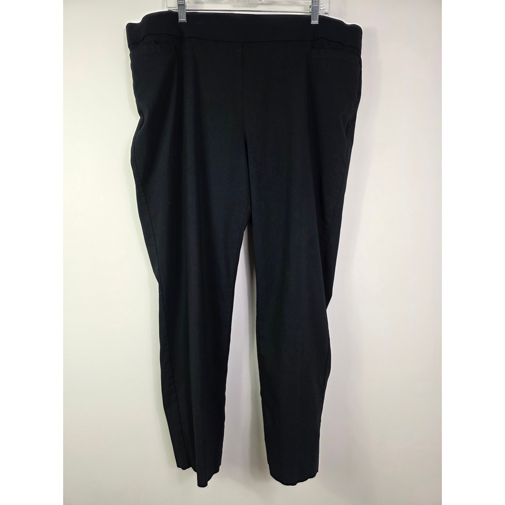 Briggs Pull On Black Dress Pants Size 22W Office Work